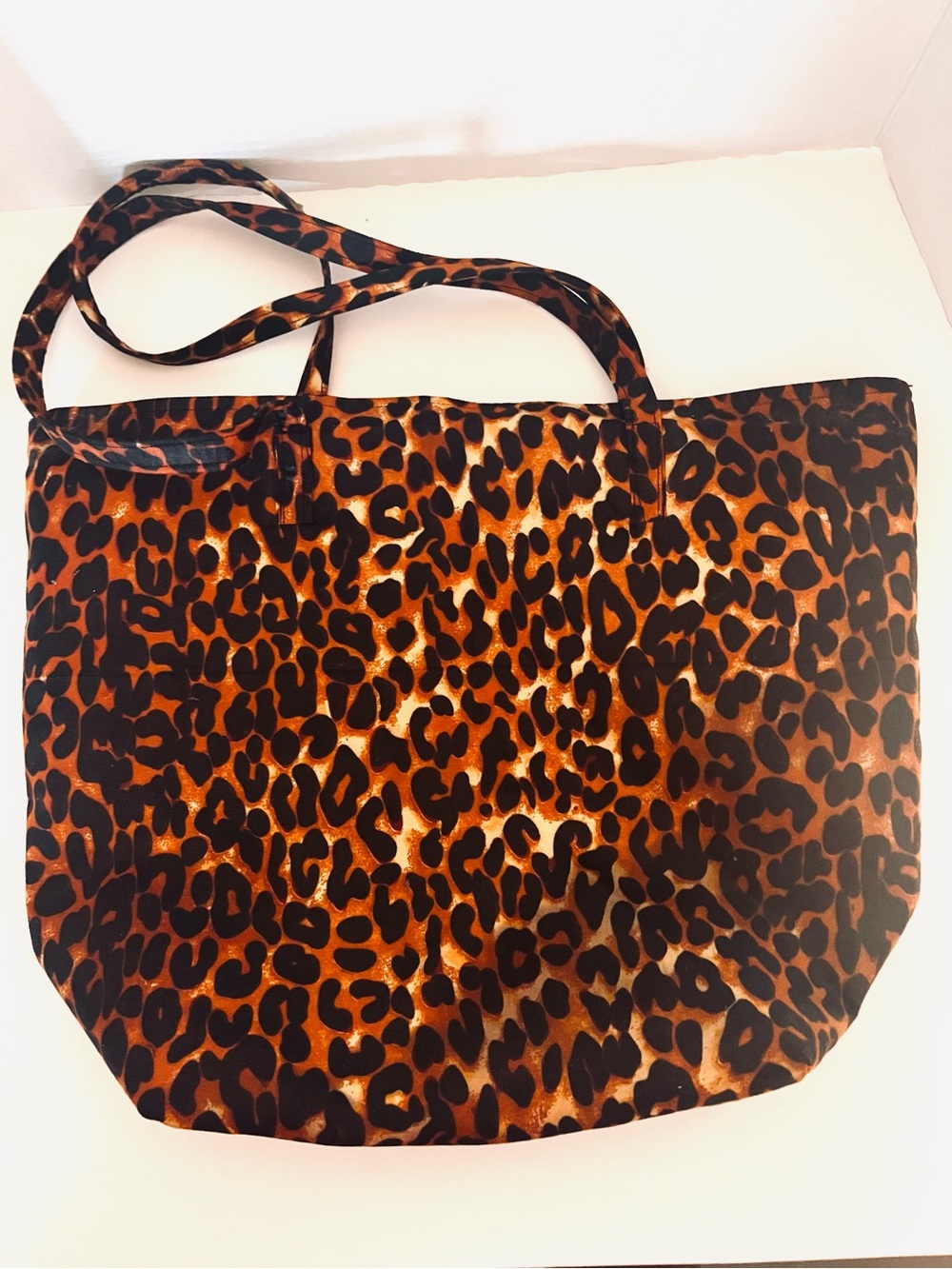 Barabara Leopard Print Tote Bag Handmade in India - Picture 3 of 10